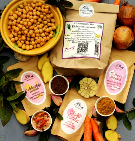 Gewürztüte für Kicherebsencurry